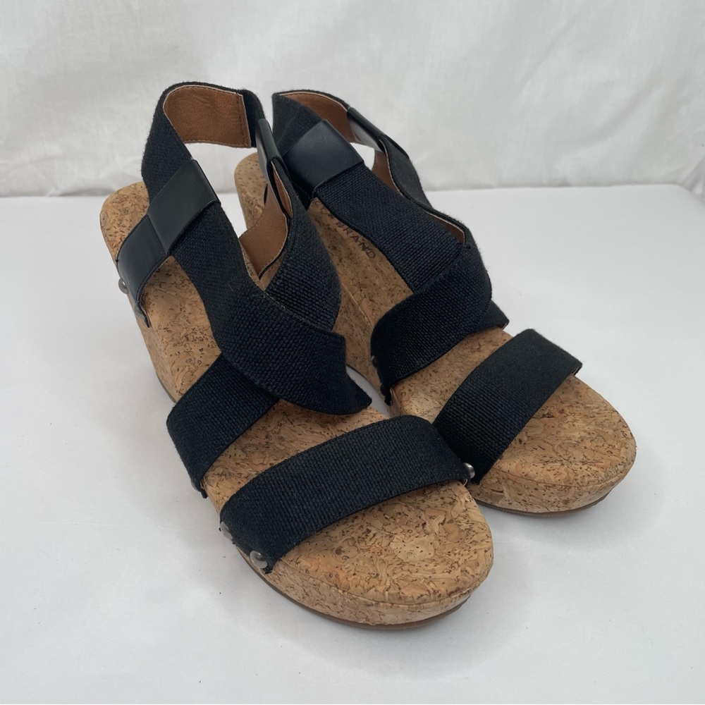 Lucky Brand Black Wedges
